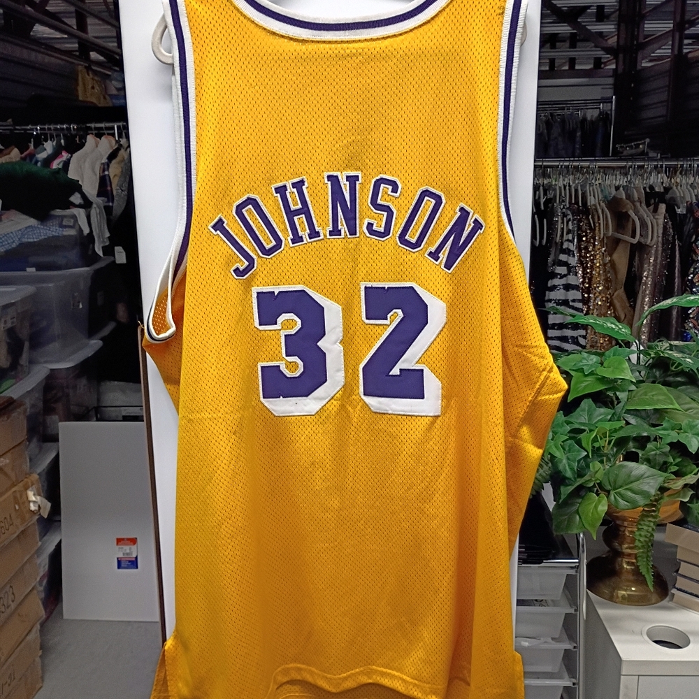 Magic Johnson Lakers Jersey